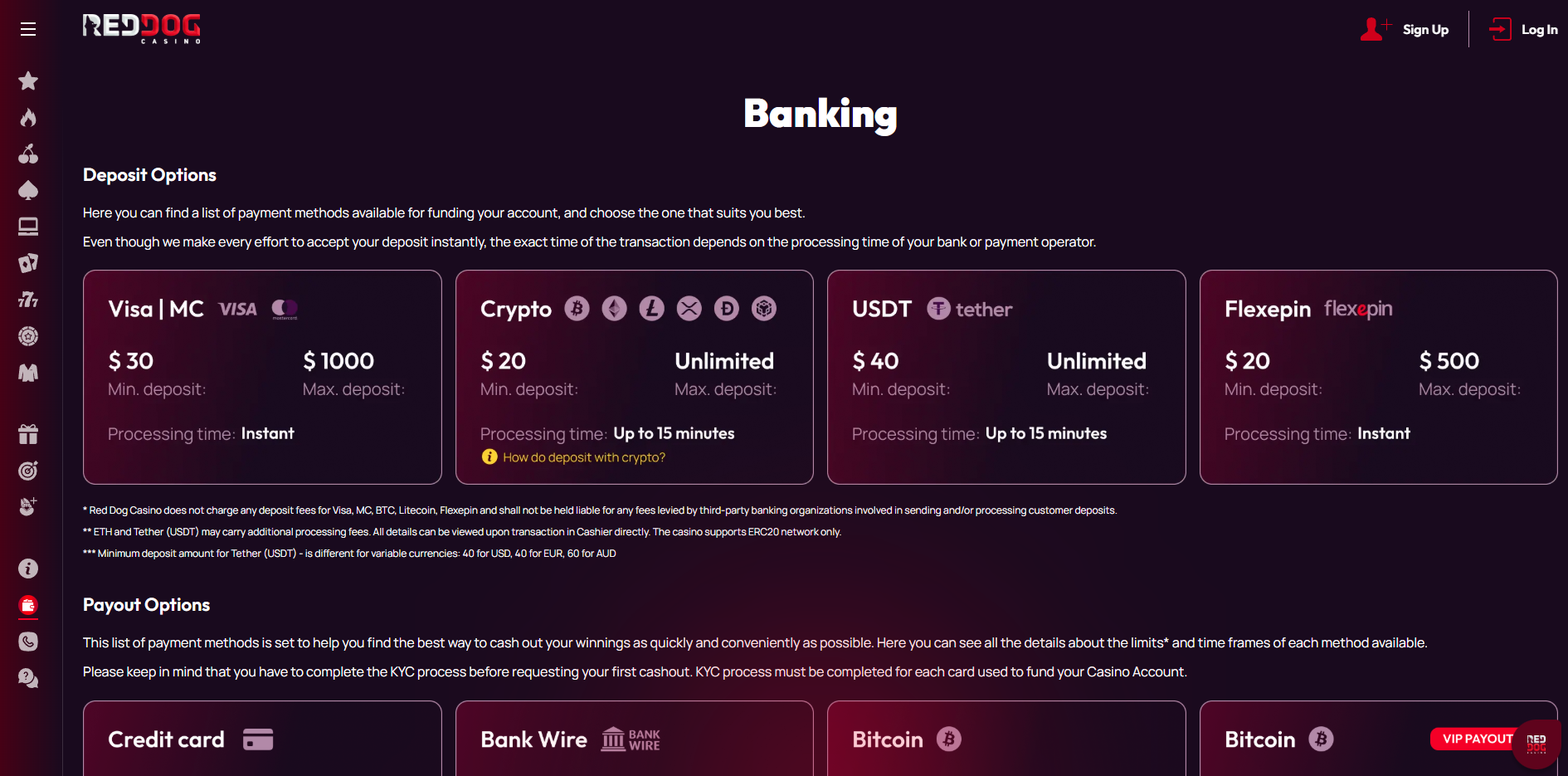 Banking Options: Deposits, Withdrawals, and Fees
